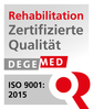 Rehabilitation Zertifizierte Qualität ISO 9001: 2015